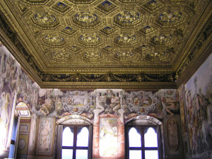Sala dell'Udienza, Palazzo Vecchio, Firenze. Author and Copyright Marco Ramerini