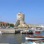 Torri della Costa Toscana. La Torre Pisana, Marciana Marina, Isola d'Elba, Livorno. Author and Copyright Marco Ramerini